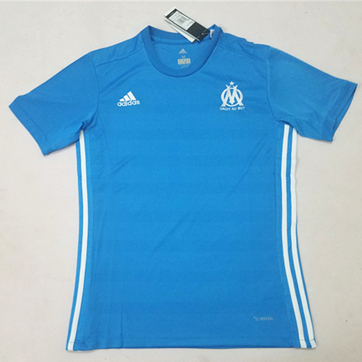 Olympique Marseille 2017/18 Away Blue Soccer Jersey