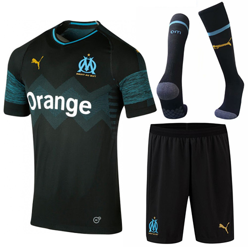 Marseilles 18/19 Away Soccer Sets (Shirt+Shorts+Socks)