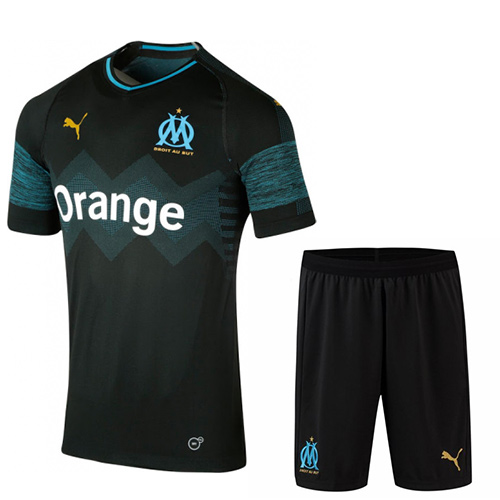 Marseilles 18/19 Away Soccer Kits (Shirt+Shorts)