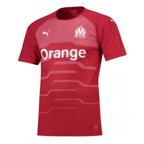 Marseilles 18/19 Goalkeeper Red Soccer Jersey Shirt