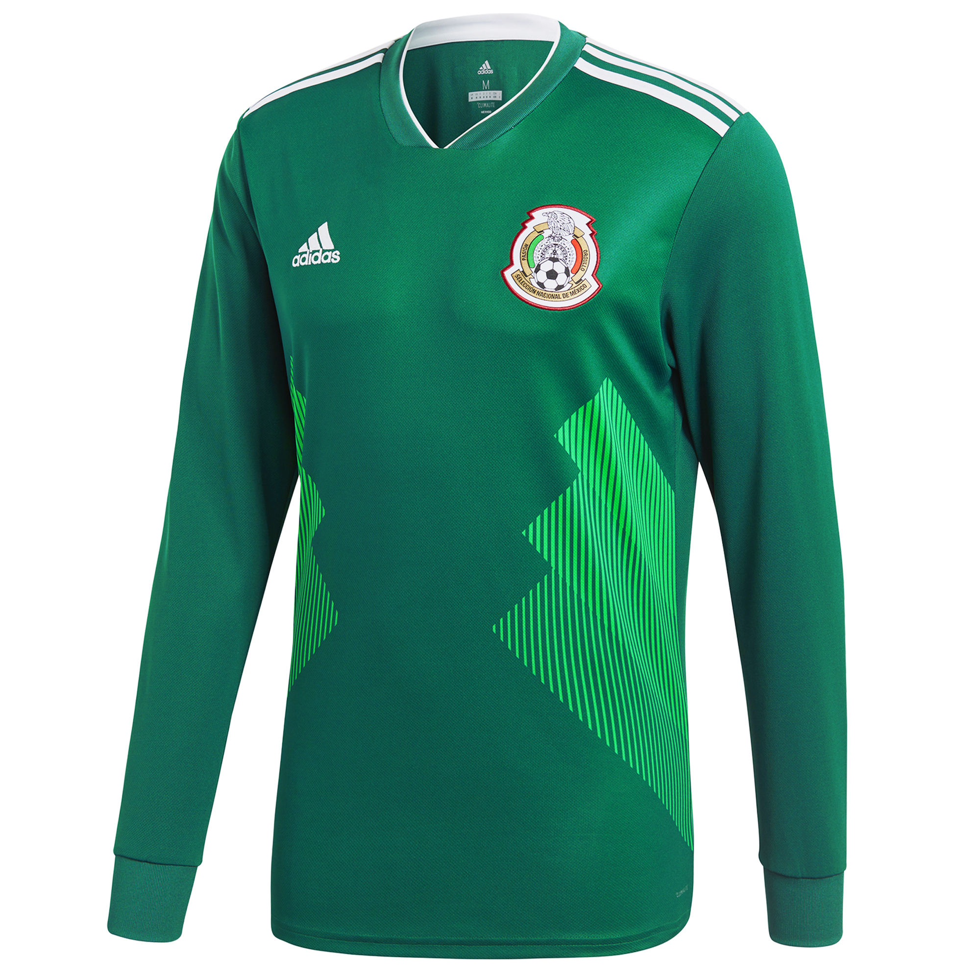 Mexico 2018 World Cup Home Long sleeve Soccer Jersey Shirt