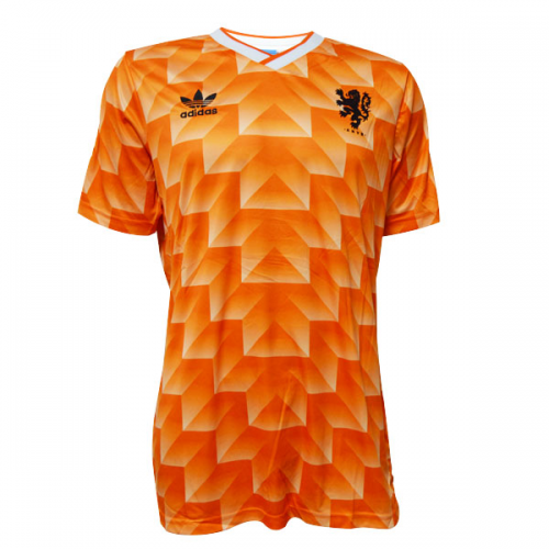 1988 Netherlands Retro Home Soccer Jersey