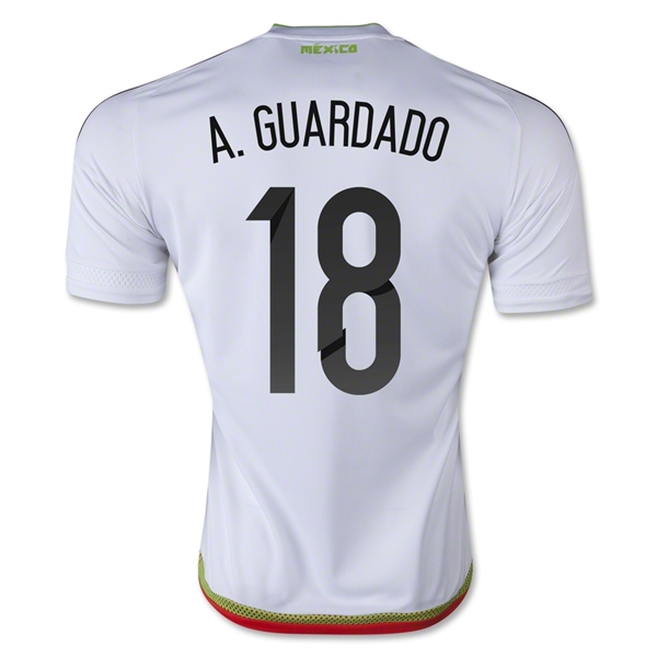 Mexico 2015 A. GUARDADO #18 Away Soccer Jersey