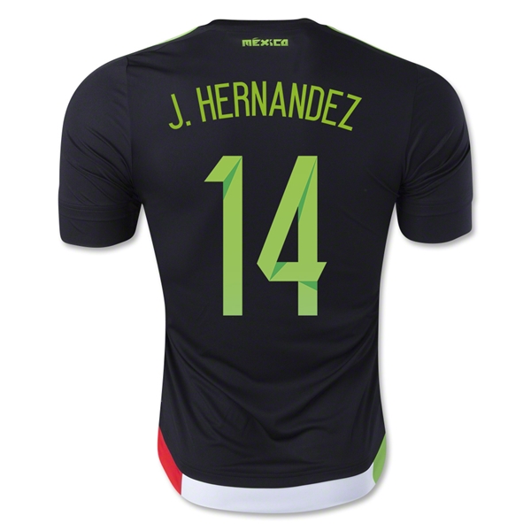 Mexico 2015 J. HERNANDEZ #14 Home Soccer Jersey