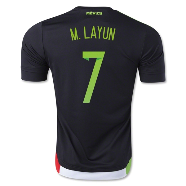 Mexico 2015 M. LAYUN #7 Home Soccer Jersey