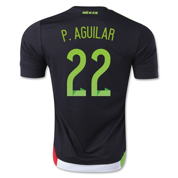 Mexico 2015 P. AGUILAR #22 Home Soccer Jersey