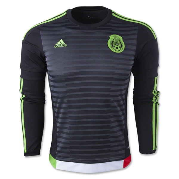 2015-16 Mexico LS Home Soccer Jersey Black