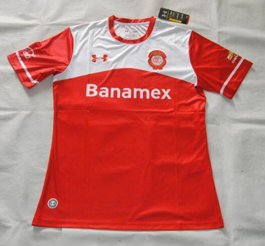 Deportivo Toluca 2015-16 Home Soccer Jersey