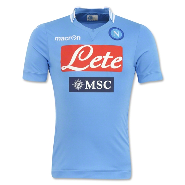 13-14 Napoli Home Blue Jersey Shirt