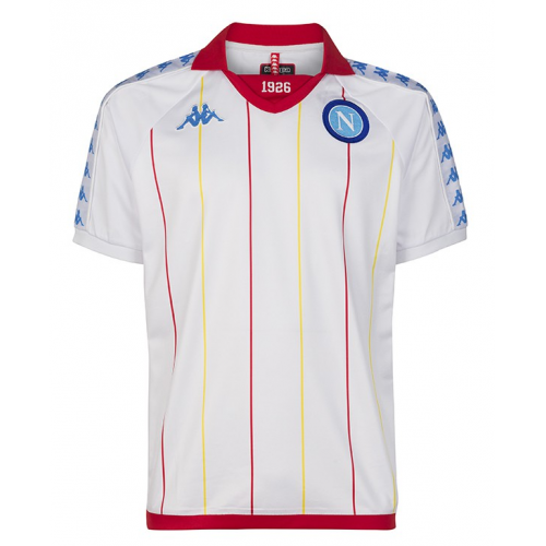Napoli 18/19 Retro Away White Soccer Jersey Shirt