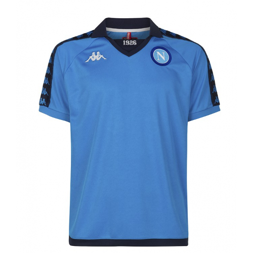 Napoli 18/19 Retro Home Blue Soccer Jersey Shirt