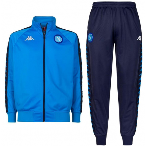 Napoli 18/19 Training Jacket Tracksuit Blue With Pants