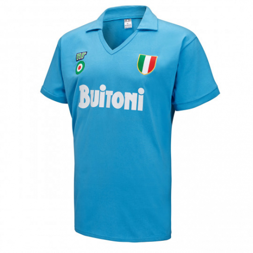Retro Napoli 87/88 Home Soccer Jersey Shirt
