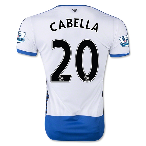 Newcastle United 2015-16 CABELLA #20 Home Soccer Jersey