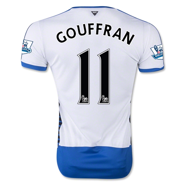 Newcastle United 2015-16 GOUFFRAN #11 Home Soccer Jersey