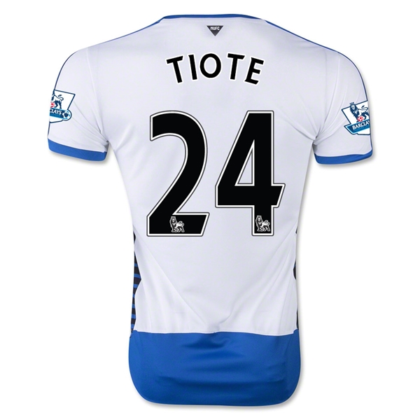 Newcastle United 2015-16 TIOTE #24 Home Soccer Jersey