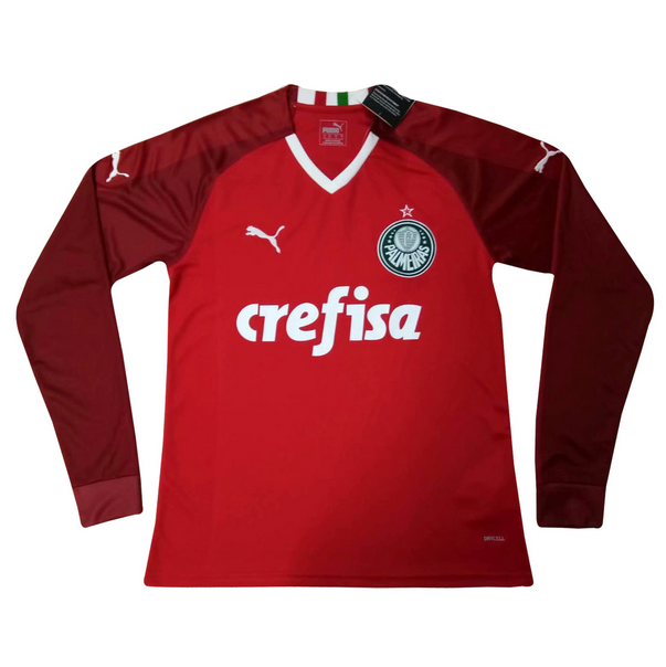 Palmeiras 19/20 Red Goalkeeper Long Sleeve Soccer Jersey Shirt