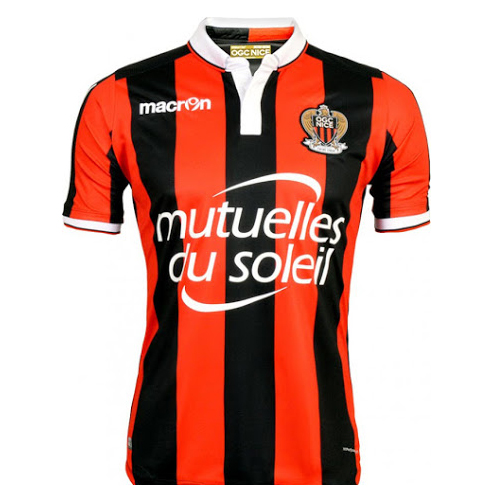 OGC NICE 2016/17 Home Soccer Jersey