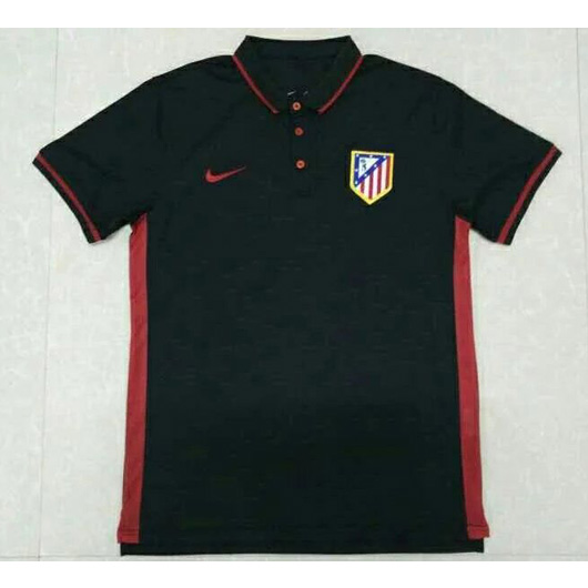 Atletico Madrid 16/17 Black Polo Shirt