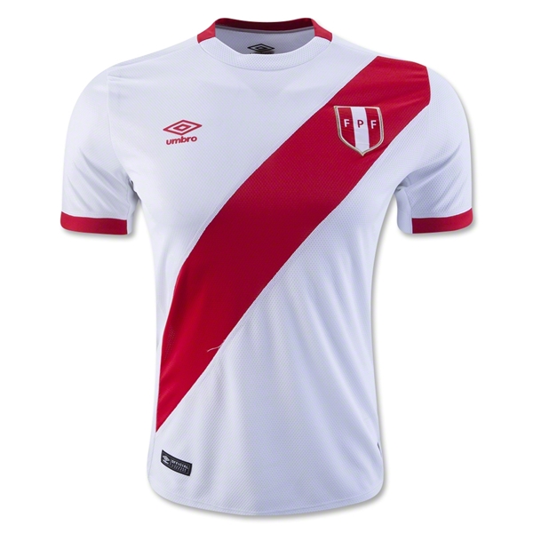 Peru 2015-16 Home Soccer Jersey