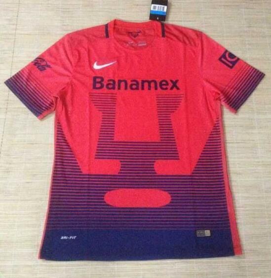 UNAM 2015-16 Red Goalkeeper Jersey