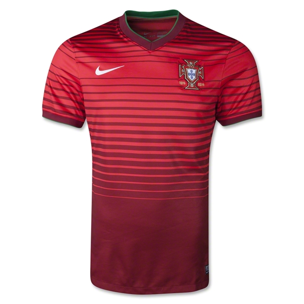 2014 FIFA World Cup Portugal Home Red Soccer Jersey Football Shirt