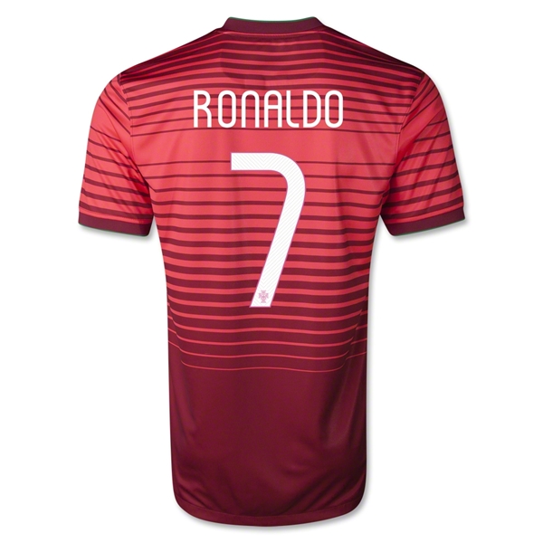 2014 Portugal 7 RONALDO Home Red Jersey Shirt