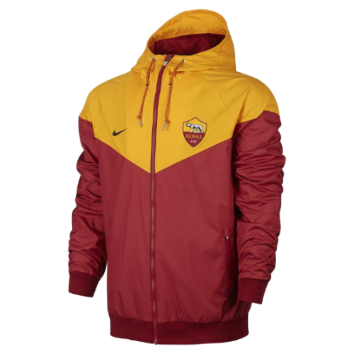 Roma 18/19 Windrunner Jacket Red Yellow