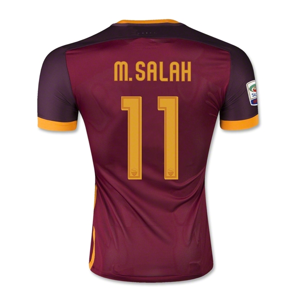 AS Roma 2015-16 M. SALAH #11 Home Soccer Jersey
