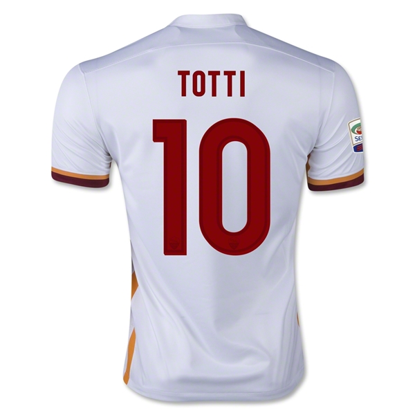 AS Roma 2015-16 TOTTI #10 Away Soccer Jersey