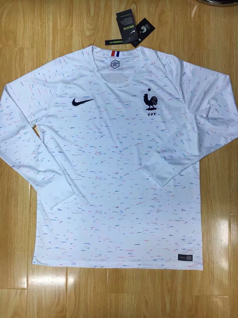 France 2018 World Cup LS Away Soccer Jersey