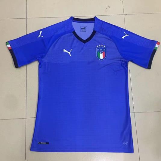 Italy 2018 World Cup Home Soccer Jersey
