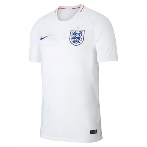 England 2018 World Cup Home Soccer Jersey