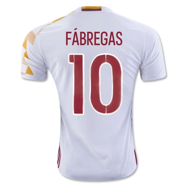 Spain 2016 FABREGAS #10 Away Soccer Jersey