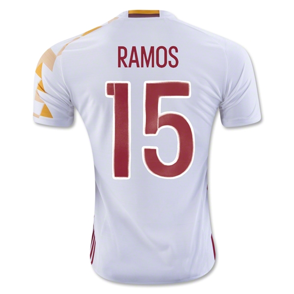 Spain 2016 RAMOS #15 Away Soccer Jersey