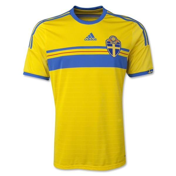 Sweden 2014 Home Soccer Jersey