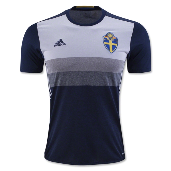 Sweden 2016 Away Soccer Jersey