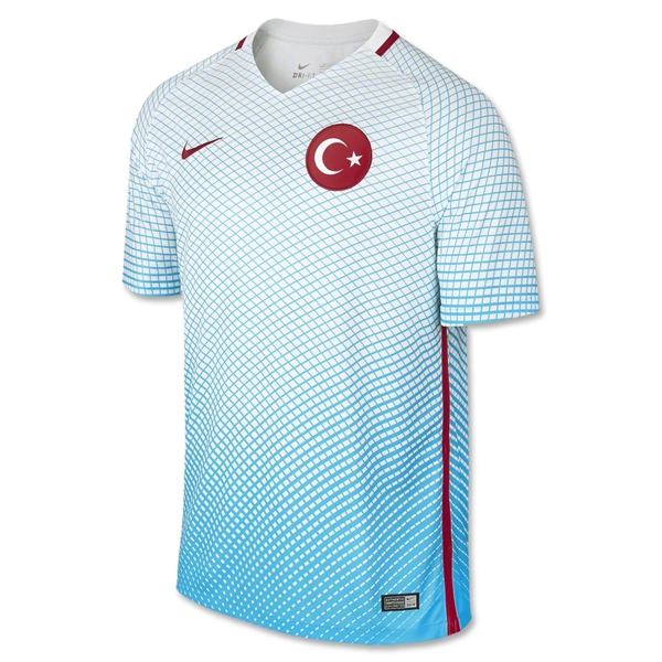 Turkey Euro 2016 Away Soccer Jersey
