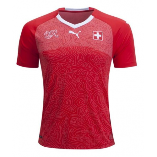Switzerland 2018 World Cup Home Soccer Jersey