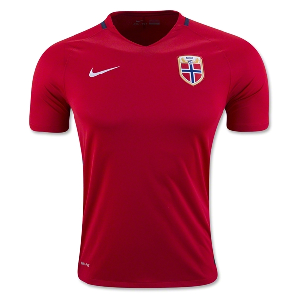 Norway Euro 2016 Home Soccer Jersey