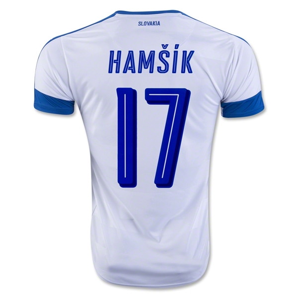 Slovakia Euro 2016 Hamsik #17 Home Soccer Jersey