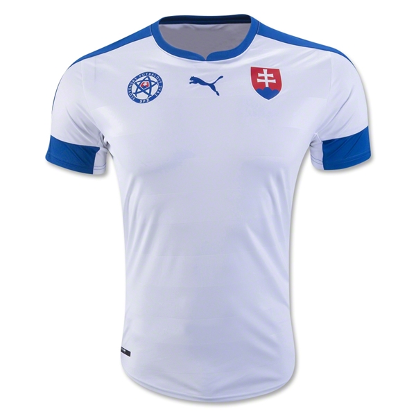 Slovakia Euro 2016 Home Soccer Jersey