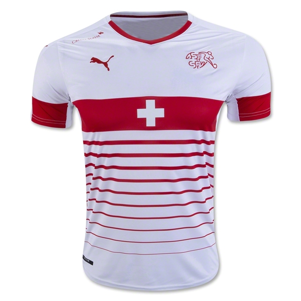 Switzerland Euro 2016 Away Soccer Jersey
