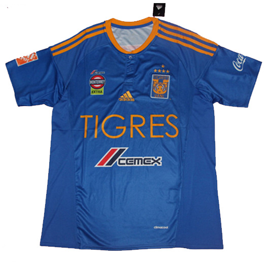Tigres 2016/17 Away 5 Stars Soccer Jersey