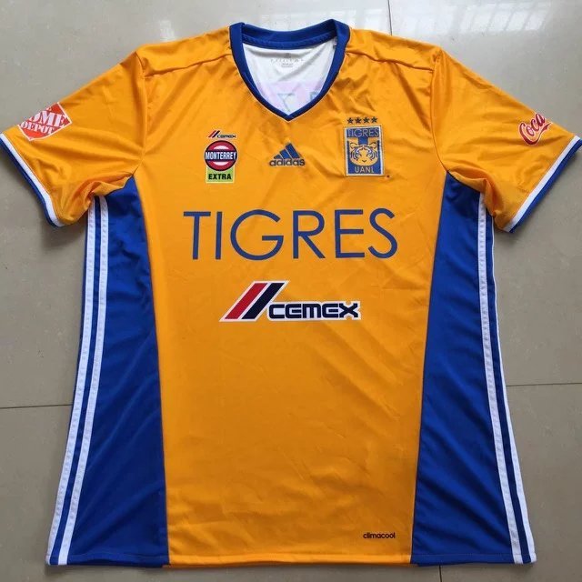 Tigres 2016/17 Home Soccer Jersey