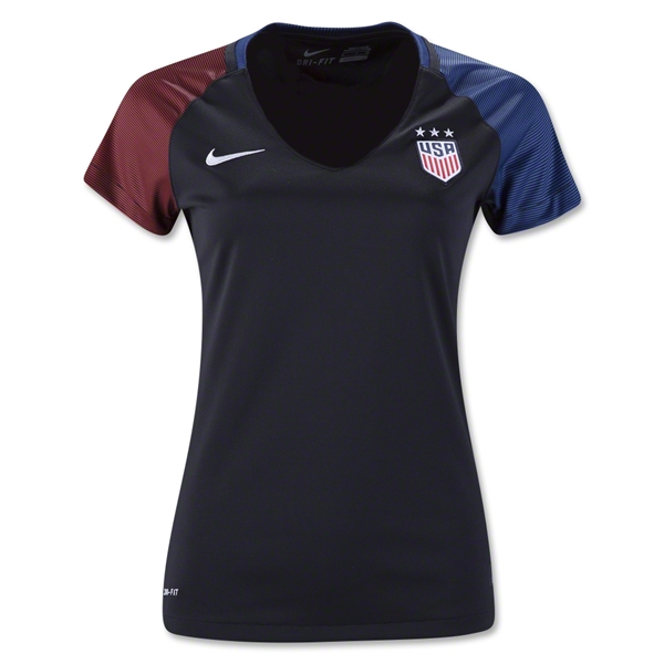 USA 2016-17 Women's Away Soccer Jersey