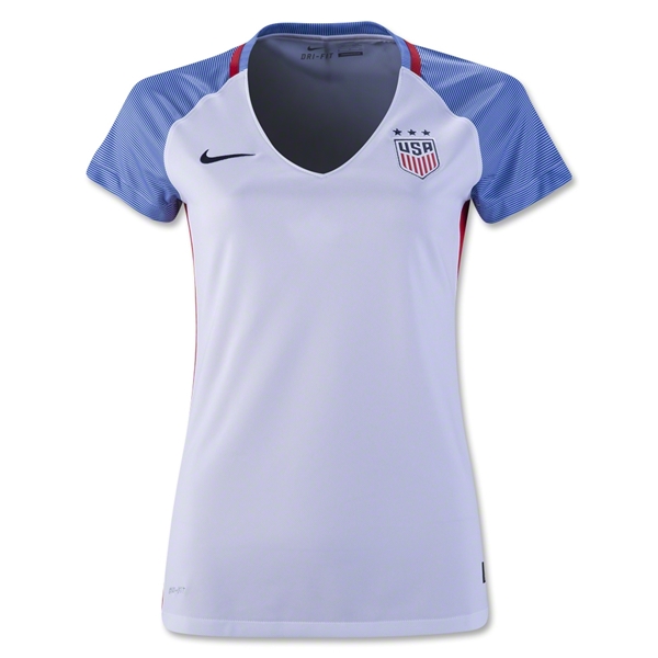 USA 2016-17 Women's Home Soccer Jersey
