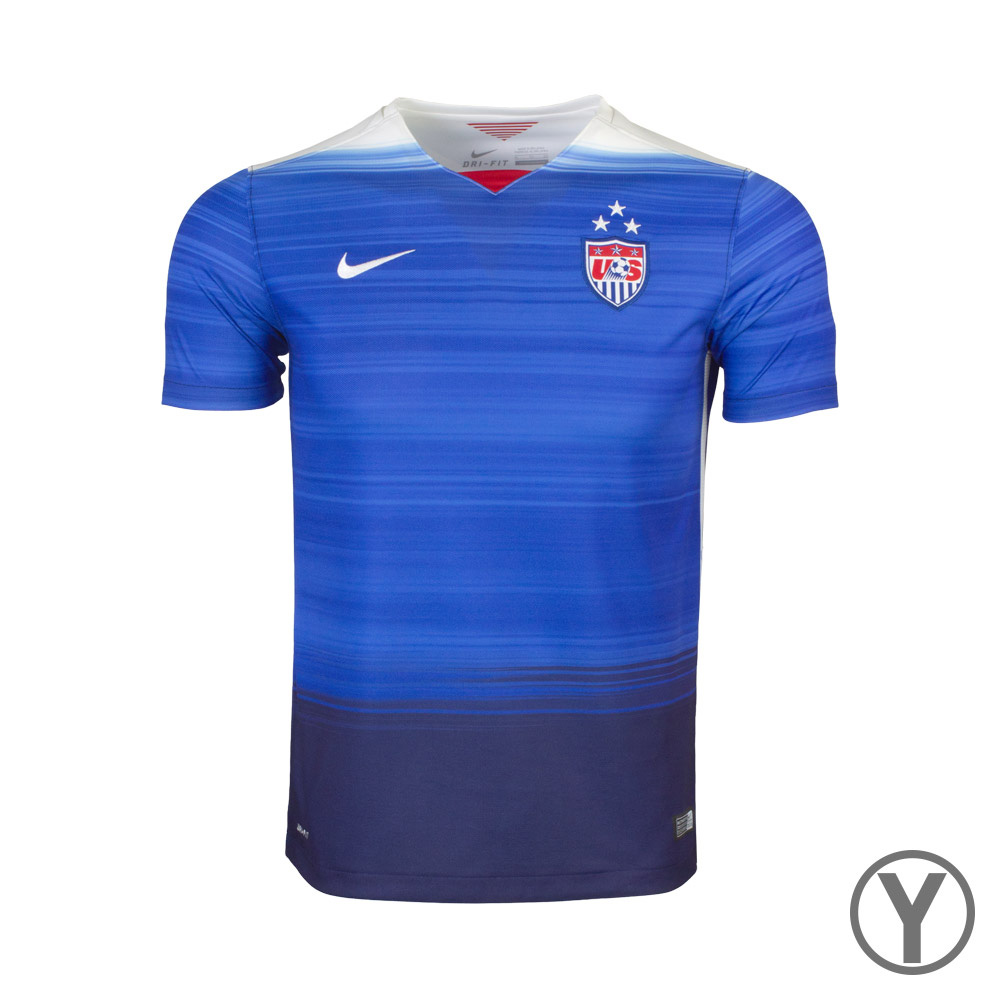 2015/16 USA 3 Stars Away Soccer Jersey Blue
