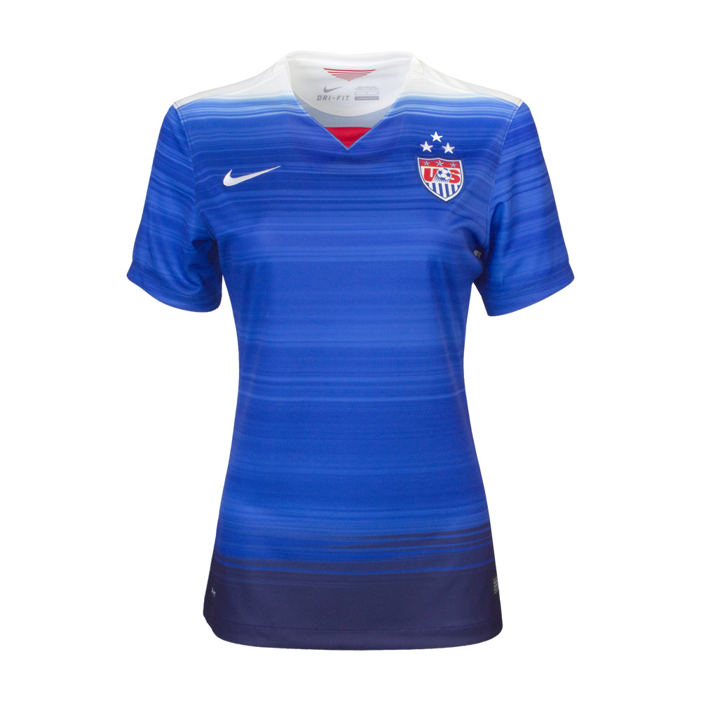 USA 3 stars Women's Away Soccer Jersey 2015