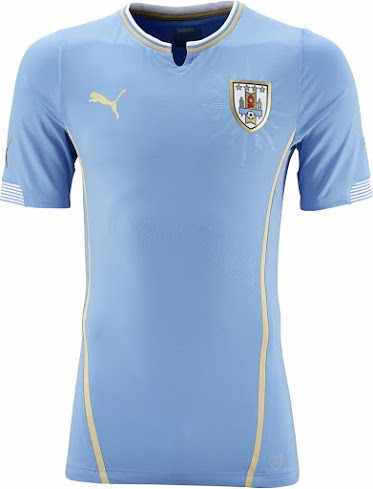 2014 FIFA World Cup Uruguay Home Soccer Jersey